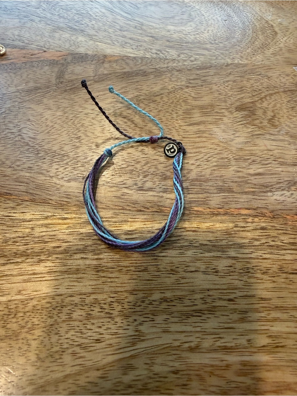 Boho Multistrand Lavender & Teal Friendship Bracelet